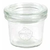Multi Weck konservavimo stiklainiai 35 ml Ø5,45x4,1 cm su permatomu stiklo dangteliu, 24 vnt./dėžėje