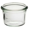 Multi Weck patentinis stiklas 80 ml Ø6,8×4,65 cm be dangtelio, stiklas, 60 vnt./kartone