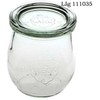 Weck Tulip patentinis stiklainis 220 ml Ø7.18x8 cm be dangtelio, 48 vnt./kartono