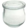 Weck Tulip patentinis stiklinis indas 370 ml Ø90x86mm be dangtelio, 36 vnt./dėžėje