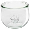 Stiklo indas su patentu Weck Tulip 580 ml Ø10.8x8.4 cm be dangtelio 30 vnt./dėžėje