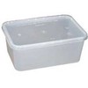 Multi Plastikinis padėklas 1000 ml 120x175x70 mm permatomas makaronų padėklas su dangteliu, 250 vnt./dėžėje
