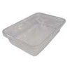 Multi Plastikinis padėklas makaronams 500 ml 120x175x40 mm su dangteliu mikrobangų krosnelei, skaidrus, 250 vnt./kartoninėje dėžėje