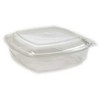 Multi Plastikinis dėklas SquarePac 750 ml 179x174x50 mm su atlenkiamu dangteliu APET skaidrus, 4 pakeliai x 75 vnt./kartoninė dėžė