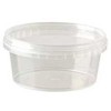 Multi Plastikiniai puodeliai 180 ml Ø92 mm apvalūs PP permatomi, 10 pak. x 20 vnt. į kartoną, 10 pak. x 20 vnt. į kartoną