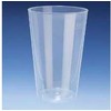 Multi Plastikinis puodelis 40 cl Ø85 mm H128 mm daugkartinis PP pusiau permatomas, 10 vnt. x 50 vnt./kartoninėje dėžėje