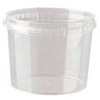 Multi Vienkartiniai plastikiniai puodeliai 800 ml Ø122xH97 mm apvalūs PP permatomi 200 vnt.