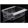 Multi „Cateresource“ plastikiniai puodeliai 1500 ml, 140x195x70 mm, kvadratiniai, su RPET dangteliu, skaidrūs (4 vnt. x 100 vnt./dėžutėje)