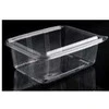 Multi Plastikinis puodelis Catersource 1750 ml, 140x195x83 mm, kvadratinis, su atlenkiamu dangteliu, RPET, skaidrus, 4 vnt. x 100 vnt./dėžutėje