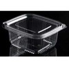 Multi Vienkartinė stiklinė Catersource 375 ml 85x97x53 mm kvadratinė su atlenkiamu dangteliu RPET permatoma, 10 pak. x 100 vnt./kartonas
