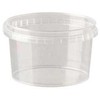 Multi Plastikinis puodelis Handy-safe 250 ml Ø92x57 mm PP permatomas, 19 vnt. x 200 vnt./dėž.