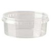 Multi Vienkartiniai puodeliai Handy-safe 390 ml Ø122xH50 mm apvalūs PP skaidrūs, 10 vnt. x 200 vnt./kartonas