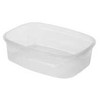 Multi Plastikinis stačiakampis puodelis 350 ml, L136 x P102 x A38 mm, PP, permatomas, 14 pak. x 50 vnt./kartonas