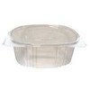 Multi Vienkartinis dubenėlis Verive 1000 ml ovalus su atlenkiamu dangteliu 184x158x66 mm RPET permatomas - 8 pakeliai x 50 vnt./dėžėje
