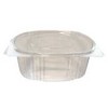 Multi Vienkartinė maisto talpa Verive 500 ml ovali su atlenkiamu dangteliu RPET permatoma 150x124x55 mm, 9 vnt. x 50 vnt./kartoninėje dėžėje