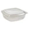 Multi Plastikinis indas SquarePac 750 ml 179x174x50 mm su atlenkiamu dangteliu APET skaidrus, 75 vnt./pak.