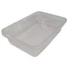 Multi Plastikinis padėklas makaronams 500 ml 120x175x40 mm su dangteliu mikrobangų krosnelei, skaidrus, 250 vnt./kartoninėje dėžėje