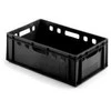 Multi Plastikinė dėžė E-2 600x400x200 mm HDPE juoda, 1 vnt.