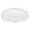 Multi Plastikiniai dangteliai Ø120x10mm apvalūs biologiškai suyrantys PLA permatomi, skirti 360 ml dėklui, 8 vnt. x 50 vnt./kartonas