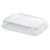 Multi Plastikiniai dangteliai 185x129x32 mm Contrast Small stačiakampiai APET permatomi, 4 pakeliai x 50 vnt./dėžėje