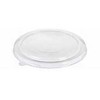 Royal Catering Plastlåg Catersource rundt Ø184 mm PET klart til brun kraft salatskål,6 ps x 50 stk/krt
