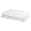Multi Plastikiniai dangteliai Contrast X-Large 256x182x32 mm stačiakampiai APET permatomi, 4 pakuotės po 50 vnt./dėž.