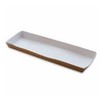 Multi Dešrainių dėklas XXL 332 x 90 x 20 mm su krašteliu Ruda/Balta, 2 pakuotės x 120 vnt. x 1 vnt./kartoninėje dėžėje