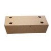 Multi Dešrainių dėklas mažas I200 x P100 x A50 mm popierinis su dangteliu rudas/baltas, 2 x 100 vnt./kartonas