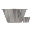 Multi Mixing bowl 3 l Ø25x12 cm conical high modelis stainless steel, pcs.