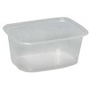 Multi Salotų indeliai 250 ml 108x81x50 mm stačiakampiai PP permatomi, 10 vnt. pakuotė (100 vnt./kartonas)