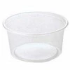 Multi Salotų puodeliai „Delipack“, 200 ml, apvalūs, pusiau skaidrūs, iš PP, 20 vnt. pakuotėje po 50 vnt. dėžutėje