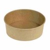 Multi Salotų dubenys Catersource apvalūs 1300 ml Ø185x70 mm rudos spalvos kraft su PE, 50 vnt.
