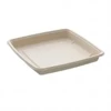 Multi Kvadratinis dubuo 230x230x30 mm 1000 ml iš bagaso U/PFAS natūralus, 4 pak. x 75 vnt./kartonas