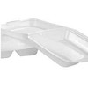 Multi Putų dėklas 2 skyrių 210x245x72 mm su atlenkiamu dangčiu XPS baltas, 100 vnt./pak.
