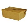 Multi Išsinešimo dėžutė 1000 ml 150x120x65mm kartoninė su biopadengimu ruda, 6 vnt. x 50 vnt./dėžėje