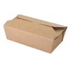 Multi Maisto išsinešimui dėžutė 1000 ml 185/167x103/90x58 mm kartoninė su PE ruda/balta, 250 vnt./kartoninėje dėžėje