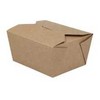 Multi Išsinešimo dėžutė Verive 90/106x110/127x65 mm 500 ml kraft biopadengta ruda, 50 vnt.