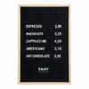 Multi Securit lenta 40x60x2 cm medinis rėmas, 360 raidžių/skaičių ir ikonų, 6 vnt./dėžėje