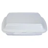 Multi Termo dėžutė 1 skyriaus 247 x 198 x 75 mm su atverčiamu dangčiu XPS balta HP 4/1 TT, 2 pakuotės x 125 vnt./dėžėje