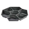 Multidėžė Octaview 7 skyrių įdėklas 283x283x25 mm rPET pilkas, 320 vnt./kartoninėje dėžėje