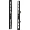 Laikiklis Multibrackets M Pro serija – fiksuotos svirtys 600 mm, plokščio montavimo svirtis, juoda, plienas, 30 kg, bėgelis, M Pro serija
