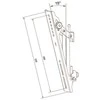 Laikiklis „Multibrackets M Pro“ serija – pakreipiamos svirtys 200 mm | VESA vertikaliai 75–200 | Maks. 30 kg | Juodas