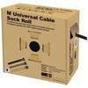 Multibrackets M Universal Cable Sock Roll Juodas 40mm-W 50m-L - Juodas - Polyester - -15 - 65 °C - 1 pc(s) - 12 pc(s) - 25 cm
