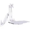 Laikiklis Multibrackets M darbo vietos rankena, viena, 68,6 cm (27 colio), 11,5kg, 100 x 100 mm, aukščio reguliavimas, 9,3kg, balta