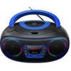 Muzikinis centras Denver TCL-212BT Mėlynas, 1.19 kg, Juodas, Mėlyna, Portable CD grotuvas