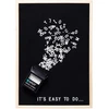 NAGA Extra set baltas letters for Letter board - (161 pce pr. )