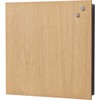 NAGA Skrzynka na klucze su magnetycznymi drzwiami su forniru dębowego 30x5x30mm (1szt)