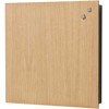 NAGA Skrzynka na klucze su magnetycznymi drzwiami su forniru dębowego 30x5x30mm (1szt)