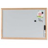 NAGA Whiteboard 60 x 40 cm magnetisk med træramme inkl. 1 marker og 2 magneter Hvid 60x1,5x40mm (1stk)