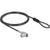 Delock Navilock 20691, 1,5 m, raktas, plienas, juodas, sidabrinis